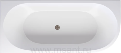 Акриловая ванна Aquanet Family Elegant A 180x80 3805N Gloss Finish