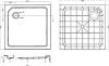 Поддон для душа Cezares Tray SMC A 90x90 см