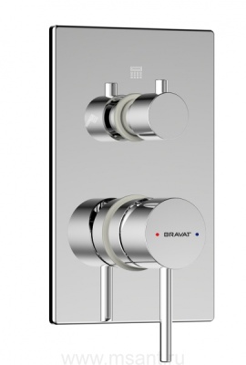 Смеситель Bravat Arc P69193C-ENG для ванны с душем