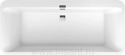 Акриловая ванна Villeroy & Boch Squaro Edge 12 UBQ180SQE7DV-01 180x80, альпийский белый