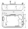 Акриловая ванна Gemy G9085 B L