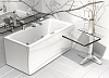 Акриловая ванна Aquatek Феникс 180x85, с каркасом, сливом-переливом, без фронтального экрана