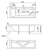 Акриловая ванна Marka One (1MarKa) Modern 170х75