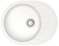 Кухонная мойка AZARIO Light 575х440х215) искусственный мрамор, цвет Белый