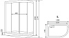 Душевая кабина Timo Standart T-1102 P L (120*85*220)