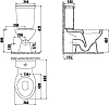 Унитаз-компакт Creavit Pitta PA310-11CB00E-0000