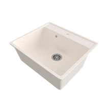 Мойкa MIXLINE ML-GMS21 СТАНДАРТ прямоугольная, белый (331), 565*505*200мм