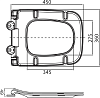 Унитаз подвесной BelBagno Sela BB3201CHR белый