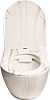 Унитаз подвесной SantiLine SL-5005MRB с микролифтом, под мрамор