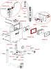 Смывной бачок скрытого монтажа AlcaPlast Basicmodul Slim AM1112