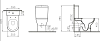 Унитаз-компакт VitrA Integra Round 9833B003-7206 безободковый