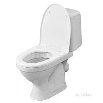 Унитаз-компакт Santeri Соната 1P2012S0100BF крап на белом