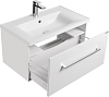 Тумба для комплекта AQUATON Мадрид 80 белая с ящиком