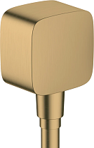 Шланговое подключение Hansgrohe FixFit 26457140 шлифованная бронза