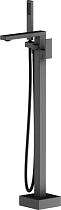 Смеситель Timo Selene 2200/03Y-CR черный напольный, для ванны с душем