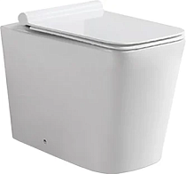 Унитаз приставной SantiLine SL-5021 безободковый белый