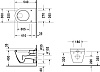 Унитаз подвесной Duravit Starck 3 2201090000