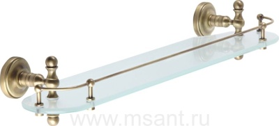 Полка Migliore Mirella 17177 бронза, 58 см