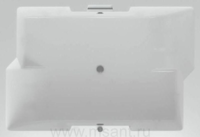 Акриловая ванна Aquatek Дорадо 190х130, с каркасом, фронтальным экраном, сливом-переливом