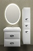 Мебель для ванной Marka One Ovale 60П White