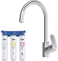 Смеситель AM.PM Like F8007S00 с фильтром для питьевой воды