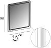 Зеркало Cezares 44998 c LED-подсветкой touch system 74х90