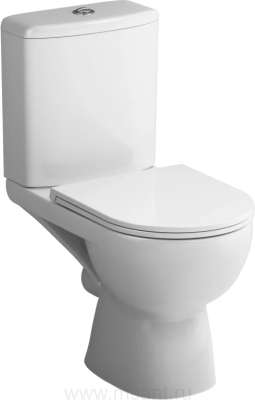 Унитаз-компакт AM.PM Gem C908600SC безободковый, с микролифтом