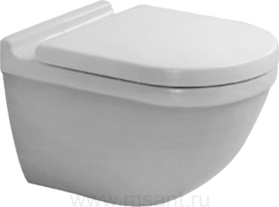 Унитаз подвесной Duravit Starck 3 42250900A1 в комплекте с сиденьем