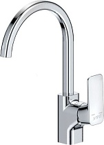 Смеситель D&K Berlin Freie DA1432401 для кухонной мойки, хром