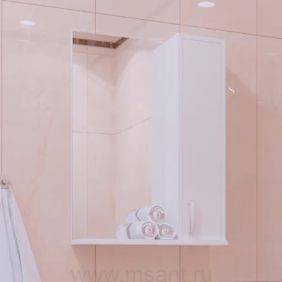 Зеркало Corozo Колор 50, белое