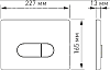 Комплект Berges NOVUM 525, кнопка D7, унитаз MASCON Rimless, сиденье дюропласт Toma Slim SO