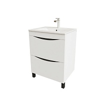 Тумба с умывальником, напольная, 60 см, белая, Cloud, IDDIS, CLO60WFi95K