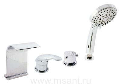 Смеситель Rav Slezak Dunaj D467.5P на борт ванны