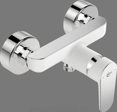 Смеситель для душа Ideal Standard Tyria BC156HO белый, хром