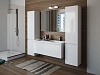 Мебель для ванной Эстет Dallas Luxe 115 подвесная, 1 ящик, R с раковиной
