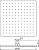 Верхний душ Ideal Standard IdealRain Cube B0025AA