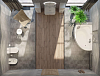 Акриловая ванна 1MarKa Catania 160x110 L