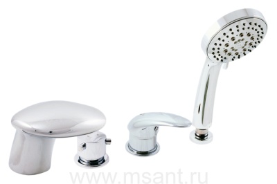 Смеситель Rav Slezak Dunaj D471.5P на борт ванны