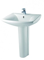 Раковина Creo Ceramique TOURS 610х505х845 с пьедесталом, белая