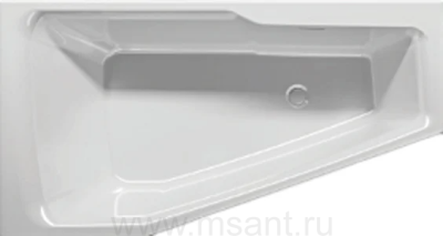 Акриловая ванна Riho Rething Space R, 160x75