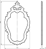 Мебель для ванной Migliore Impero 60 с дверками, decape sabbia (тумба+раковина)