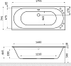Акриловая ванна Excellent Oceana WAEX.OCE18WHS 180х80