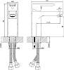 Смеситель для раковины IDDIS Sena SENSB00i01