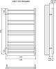 Полотенцесушитель водяной Lemark Unit П10 50x80