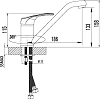 Смеситель для кухни Lemark Omega LM3104C