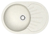 Кухонная мойка AZARIO Flora 750x505x210 искусственный мрамор, цвет хлопок (CS00079914)