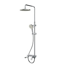 Душевая система AM.PM F0780700 Like : смеситель-полка ванны и душадушанга 1030-1460мм верхний душ 220 мм