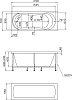 Акриловая ванна Marka One (1MarKa) Libra 170x70