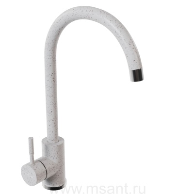 Смеситель для кухни 35к MIXLINE ML-GS15 (328) бежевый высок. излив