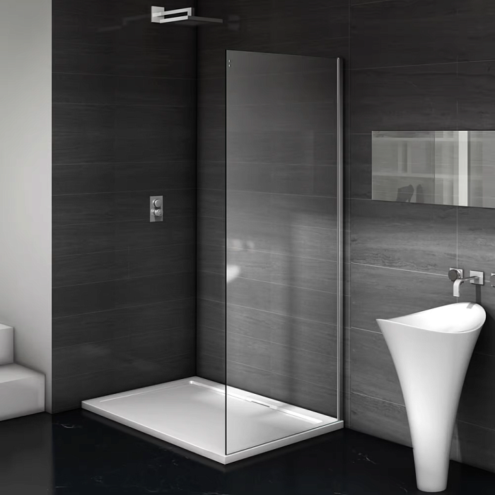 Боковая стенка Good Door Galaxy SP-80-C-CH профиль хром